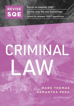 Revise SQE Criminal Law