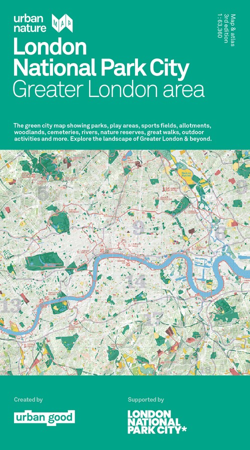 London National Park City: Greater London Area Urban Nature Map