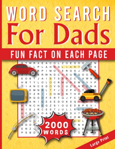 Word Search for Dads Adults Large Print
