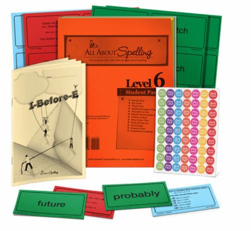 All about Spelling Level 6 Student Packet