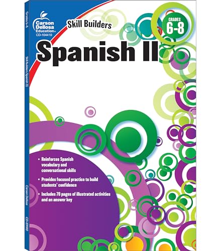 Spanish II, Grades 6 - 8 (Skill Builders), Grades 6 - 8