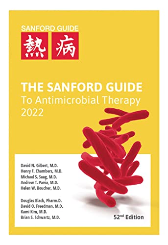 The Sanford Guide to Antimicrobial Therapy 2022 - Pocket Edition