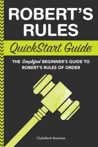 Robert's Rules QuickStart Guide