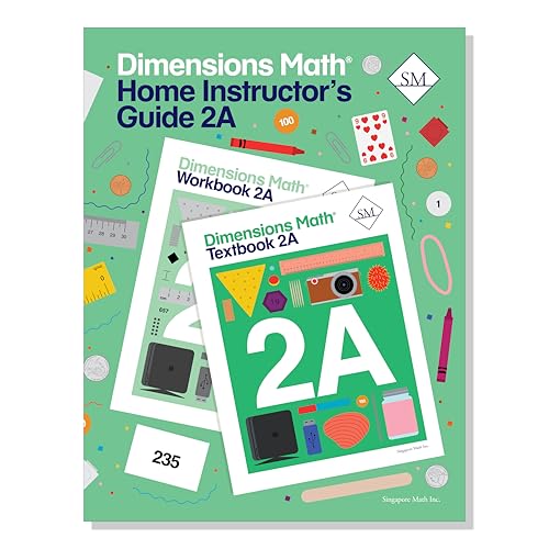 Dimensions Math Home Instructor's Guide 2A | Singapore Math Inc. [Spiral-bound]