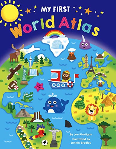 My First World Atlas - Padded Board Book - Educational