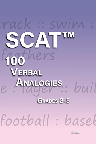 Scat Verbal Analogies Grade 2-5
