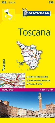 Toscana - Michelin Local Map 358
