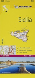 Sicily - Michelin Local Map 365
