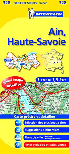 Ain, Haute-Savoie (Michelin départements France, 328)