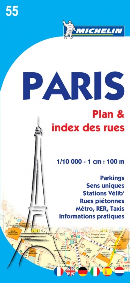 Paris Plan & Index des Rues Map