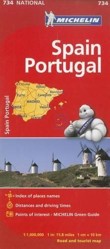 Michelin Spain & Portugal Map 734