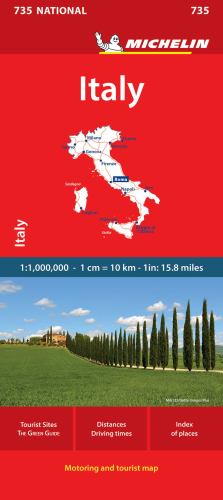 Italy - Michelin National Map 735