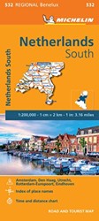 Netherlands South - Michelin Regional Map 532