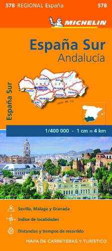 Andalucia - Michelin Regional Map 578