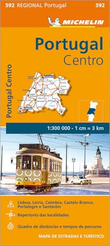 Portugal Centro - Michelin Regional Map 592