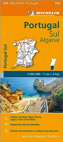 Portugal Sud - Algrave - Michelin Regional Map 593
