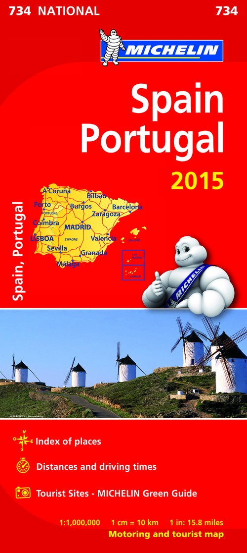 Spain & Portugal Map 2015