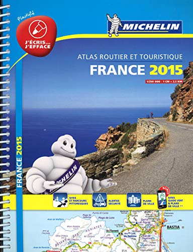 France 2015 Laminated Atlas