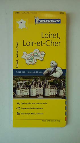 Loiret, Loir-et-Cher - Michelin Local Map 318