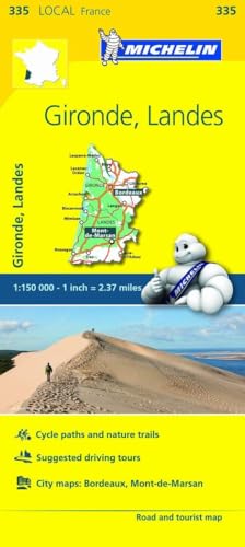 Gironde, Landes - Michelin Local Map 335