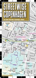 Streetwise Copenhagen Map - Laminated City Center Street Map of Copenhagen, Denmark