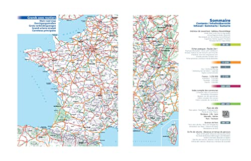 France 2023 -Tourist & Motoring Atlas A4 Laminated Spiral