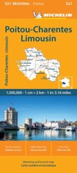 Poitou-Charentes - Michelin Regional Map 521