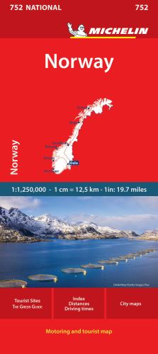 Norway - Michelin National Map 752