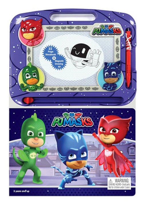 Pj Masks: Activity Book Learning, Writing, Sketching with Magnetic Drawing Doodle Pad for Kids