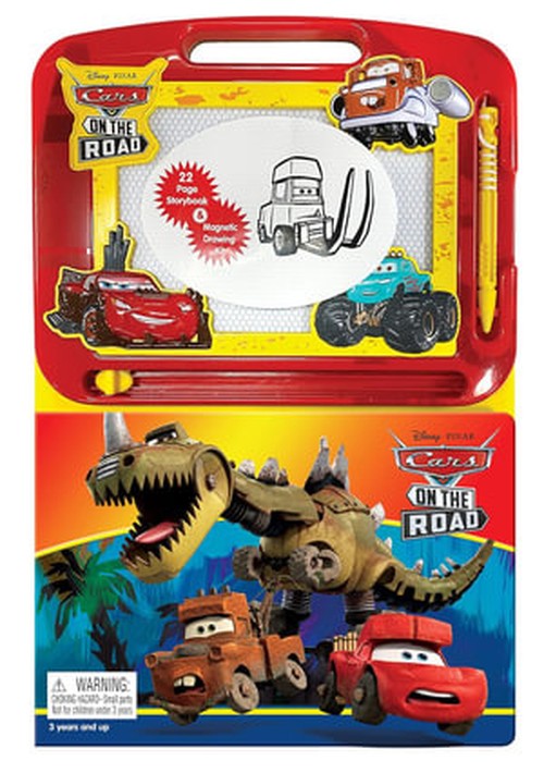 Disney Cars: On the Road - Activity Book Learning, Writing, Sketching with Magnetic Drawing Doodle Pad for Kids