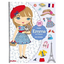 Minimiki - Stickers - Habille Emma en France nouvelle édition: Avec 300 stickers