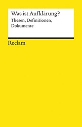 Was ist Aufklärung?: Thesen, Definitionen, Dokumente - Logik und Ethik - 18824