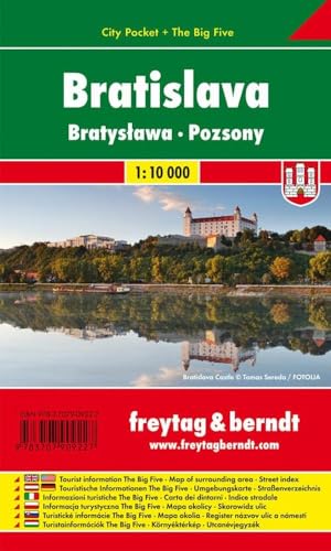 Bratislava City Pocket + the Big Five Waterproof 1:10 000