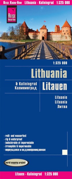 Lithuania and Kaliningrad (1:325.000)