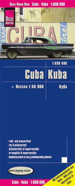 Cuba (1:650.000) with Havana (1:50.000)