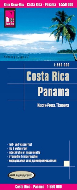Costa Rica & Panama (1:550.000)