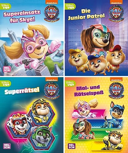Nelson Mini-Bücher: PAW Patrol - Der Mighty Kinofilm 1-4 (Einzel/WWS): Geschichten und Rätsel aus dem neuen PAW-Patrol-Film im Mitnahmeformat (ab 3 Jahren)