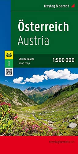Austria Road Map 1:500 000