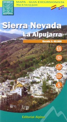 Sierra Nevada, La Alpujarra Map and Hiking Guide