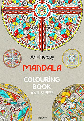 Art therapy. Mandala. Colouring book anti-stress