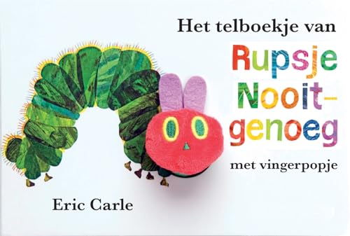 Het telboekje van Rupsje Nooitgenoeg: met vingerpopje