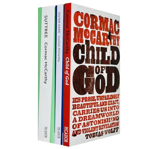 Cormac McCarthy Collection 3 Books Set (Suttree, Outer Dark, Child of God)