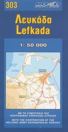 Map of Lefkada