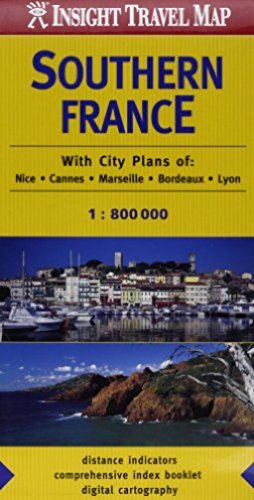 Southern France Insight Travel Map