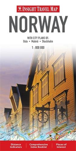 Insight Guides Travel Map Norway