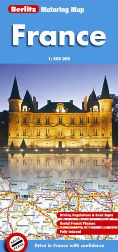 France Berlitz Motoring Map