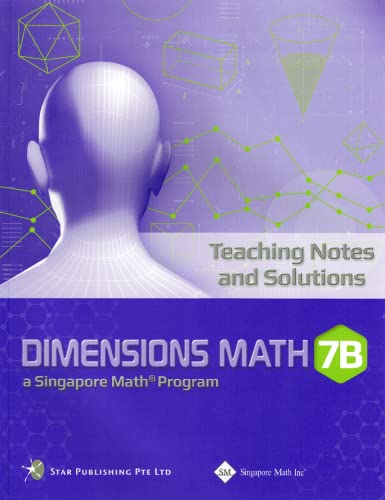 Dimensions Math Teaching Notes and Solutions 7B