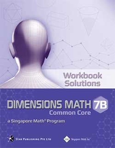 Dimensions Math Workbook Solutions 7B