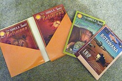 The Shell tourist Map and Travel Guide of Botswana