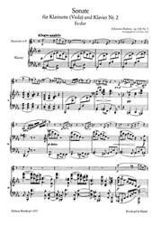 SONATE 2 OP.120 CLARINETTE